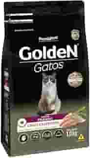 Ração Golden para Gatos Adultos Castrados Sabor Frango 3kg Premier Pet Raça Adulto,