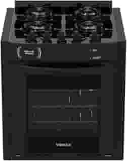 Fogao A Gas De Embutir Gaudi Prisma Vitreo Bl 4q Preto Gas Glp