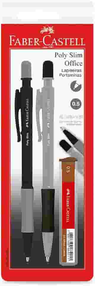 Lapiseira, Faber-Castell, Poly Slim Office, 0.5mm, SM/05SLIMOFM, Cores Sortidas