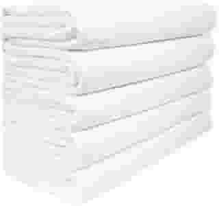 Kit 05 Toalhas de Banho Para Hotel 70x140cm Alta Durabilidade Costura Reforçada