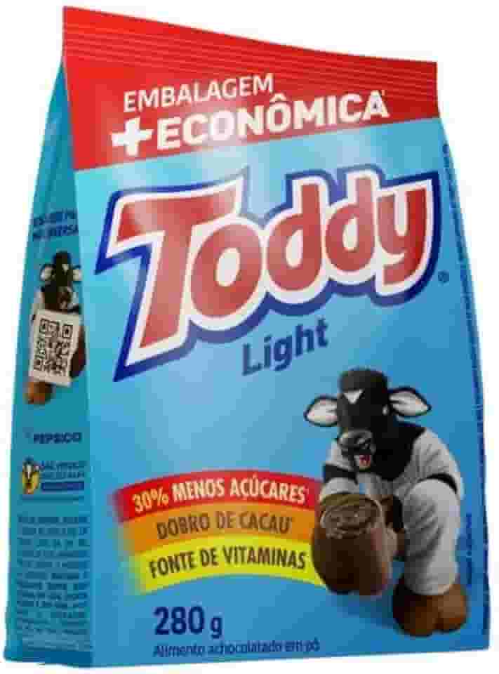 Achocolatado em Pó Light Toddy Pacote 280g Embalagem + Econômica