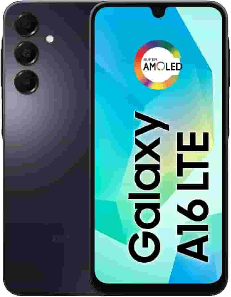 Celular Samsung Galaxy A16, 256GB + 8GB RAM, Câmera de até 50MP, Tela 6.7', NFC, IP54, Bateria 5000 mAh - Preto