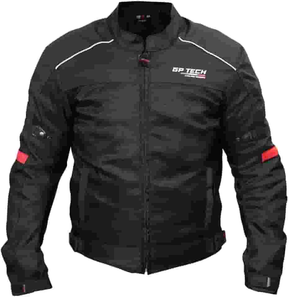 Jaqueta Moto Motociclista Vent GP Tech COM Proteções Ventilada EPI Verão urbano Pista