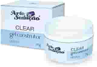 Gel para Unhas Arte Sedução Clear Transparente, 24g, Gel Construtor Alongamento de Unhas