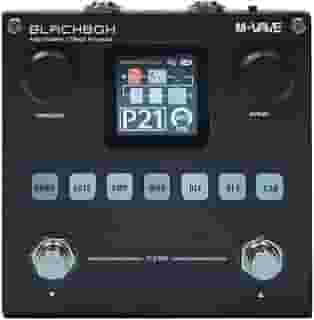 M-VAVE Pedal processador multiefeitos para guitarra, com mais de 80 efeitos embutidos, modelagem de amplificador 44,1 KHz / 24 bits 6 + 1 efeitos simultâneos, bateria recarregável integrada BLACKBOX