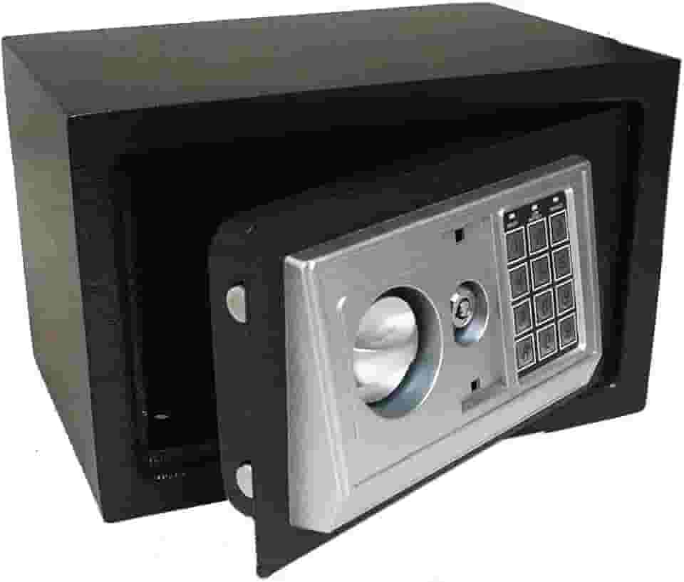 Cofre Eletrônico Digital Segredo Senha Chave Aço 30x20x20cm