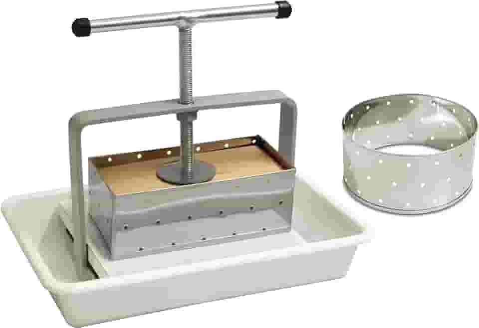 Prensa Industrial Para Queijo Aço Carbono Inox E Cinza Malta