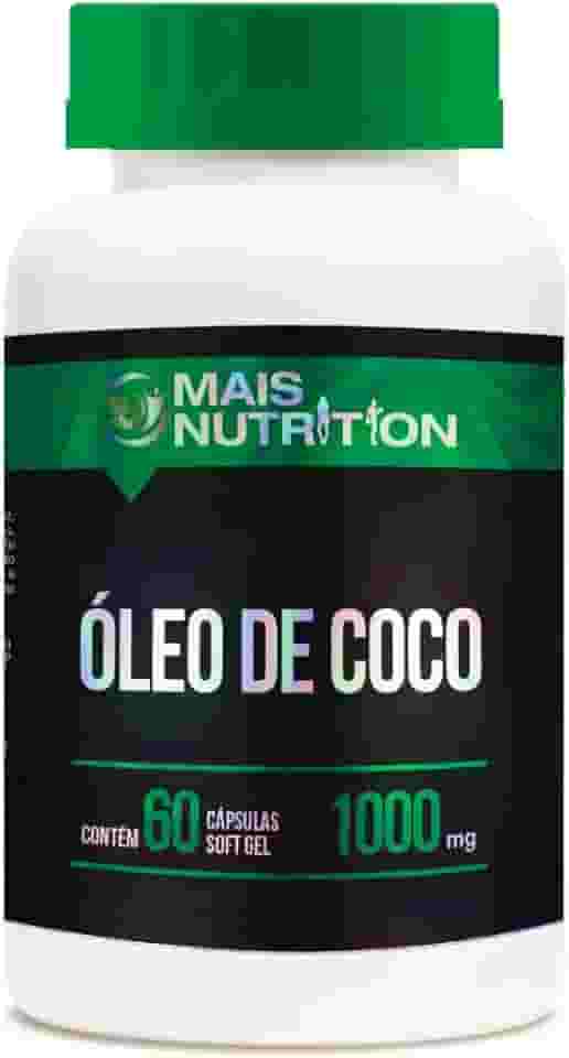 Oleo de Coco 1000 mg 60 capsulas softgel Mais Nutrition