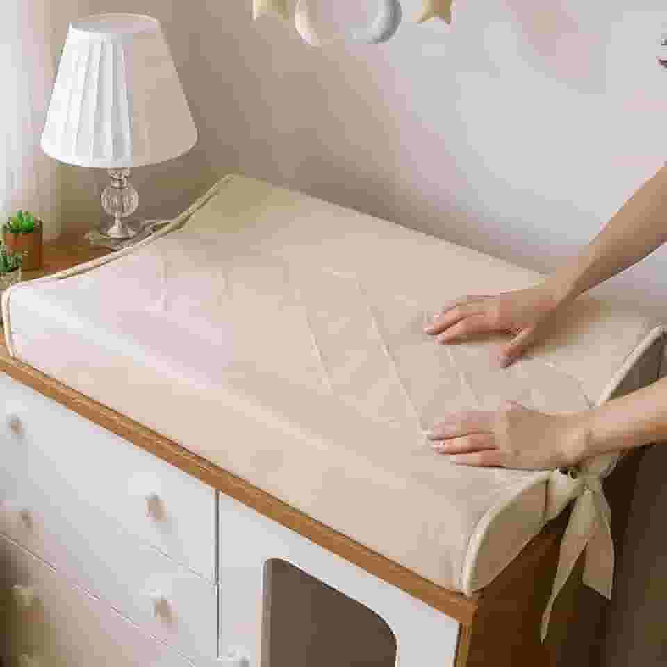 Trocador Anatômico De Cômoda Luxo Palha Plastificado