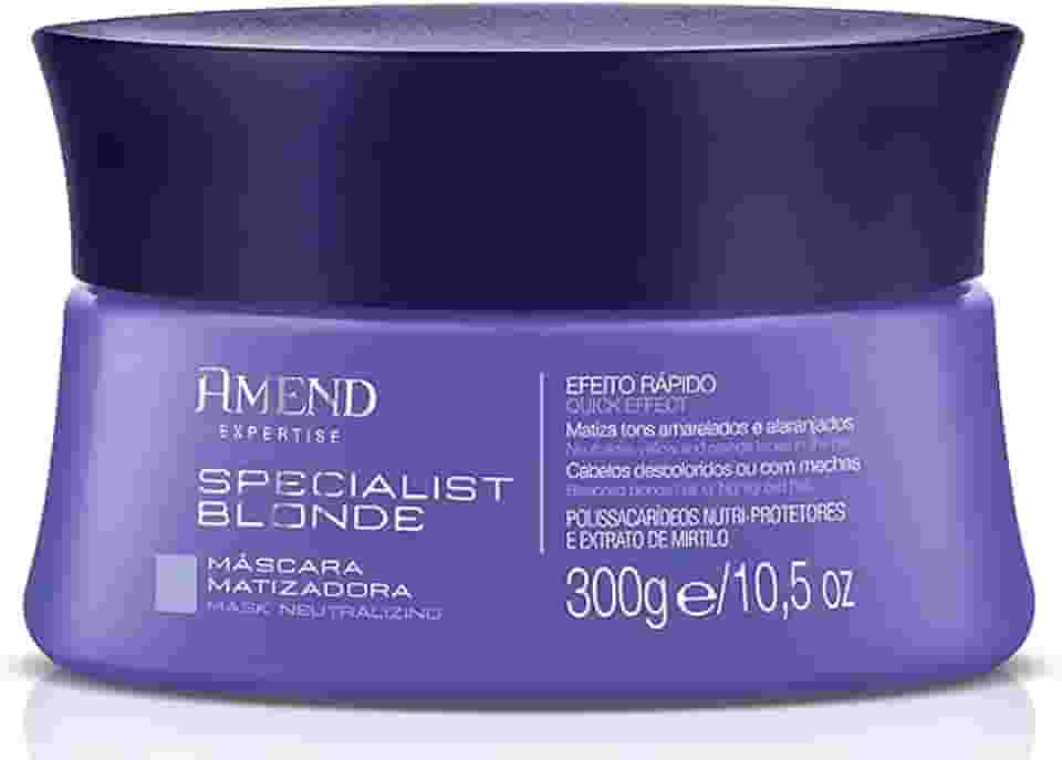 Máscara Matizadora Amend Specialist Blonde 300 G