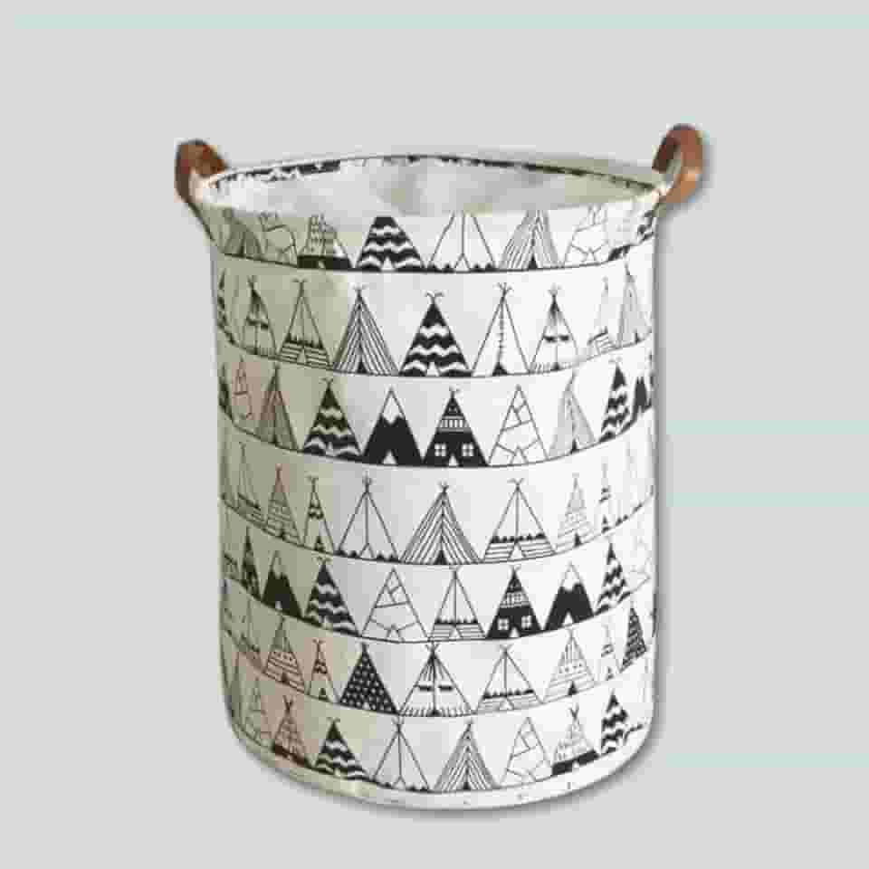 Cesto Organizador Multiuso 40L Versátil para Roupa Suja, Brinquedos, Quarto, Banheiro ou Lavanderia