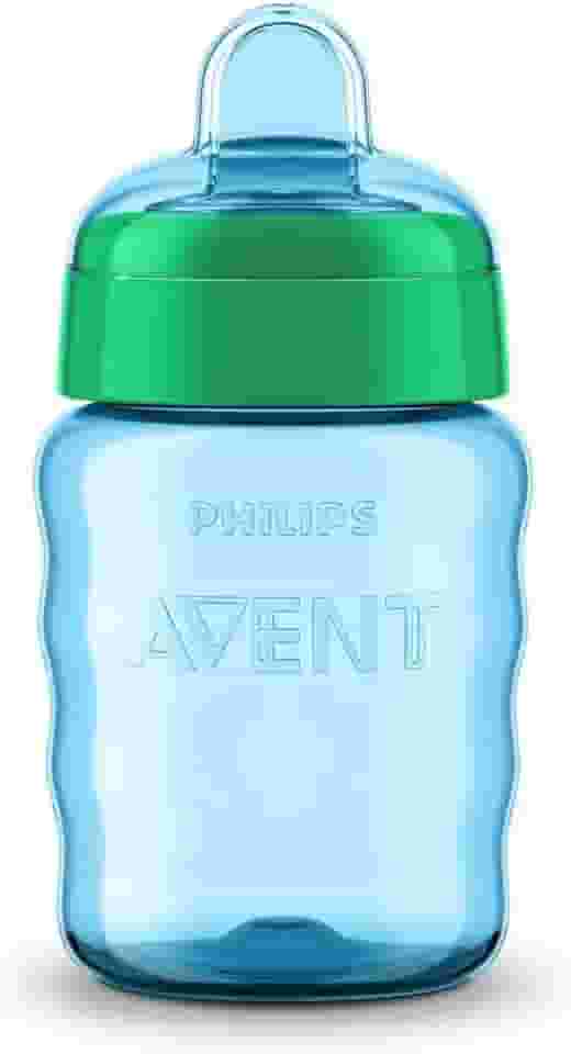 Copo Easy Sip com Bico de Silicone SCF553/05 Philips Avent 260ml 9m+ Azul/Verde