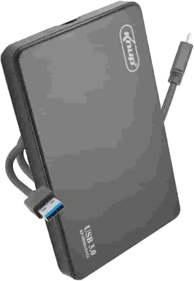 HD Externo 500GB Slim USB 3.0 SATA 2.5' Knup – Compatível com PC, PS4, PS5, Xbox, Smart TV e Notebook