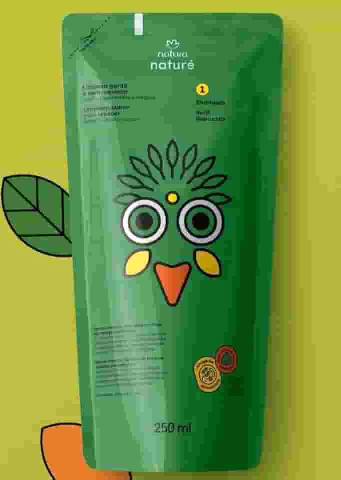 Refil Shampoo Infantil Cabelos Cacheados e Crespos Naturé 250ml