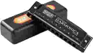 Gaita de Boca Diatônica JDR – 10 Furos 20 Vozes em Dó (C) com Estojo – Harmônica Profissional para Blues, Folk, Iniciantes e Músicos (Preto)