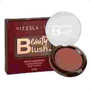 Blush Compacto Beauty Blush Red Mocha Vizzela + La's