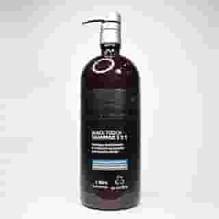 Shampoo Tonalizante Grandha Vita Hominis Black Touch 3x1 1L Eficiente Para o Escurecimento Gradual da Barba e Dos Cabelos