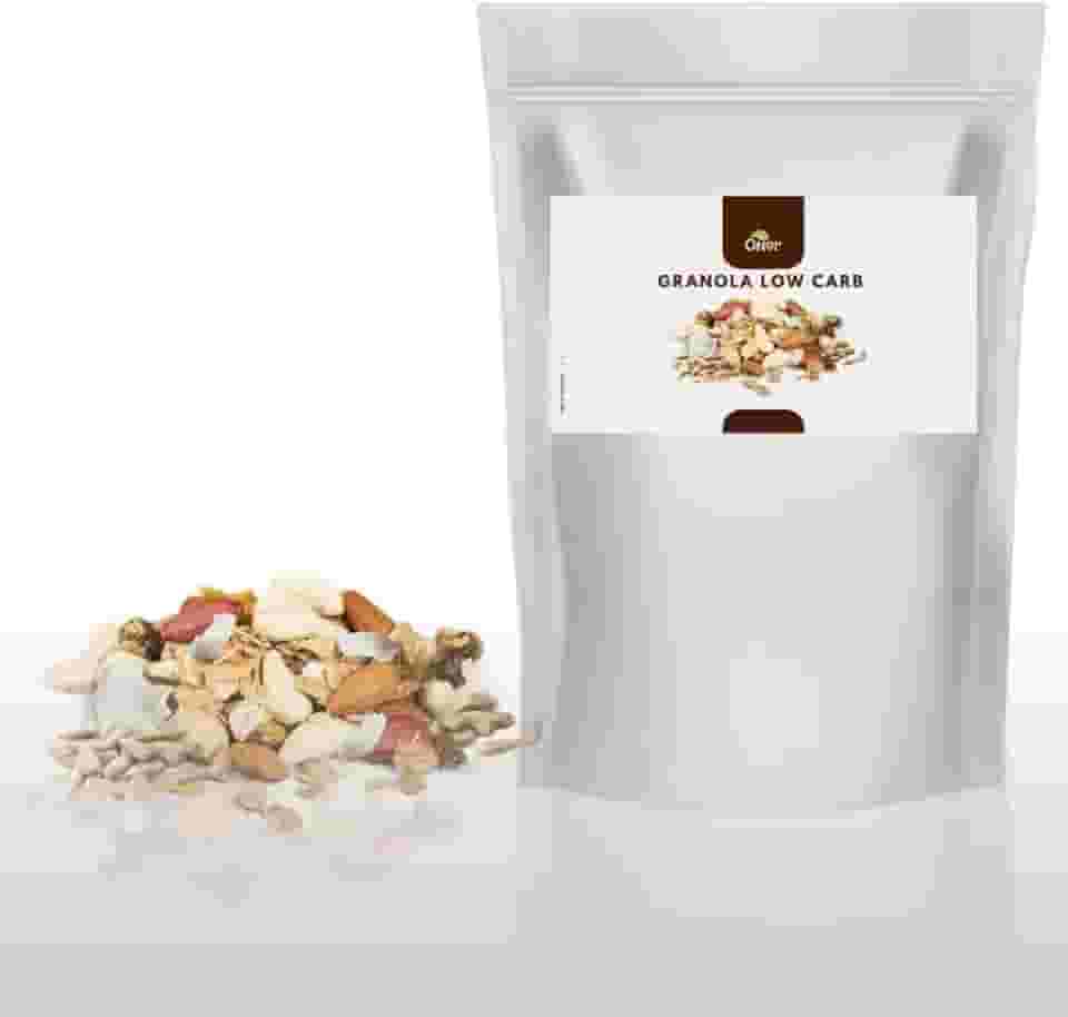 Granola Premium Low Carb Oner 1Kg Zero Açúcar Zero Glúten Crocante e Nutritiva Feita com Castanhas e Sementes Selecionadas Perfeita para Dietas Saudáveis Café da Manhã e Lanches Nutritivos