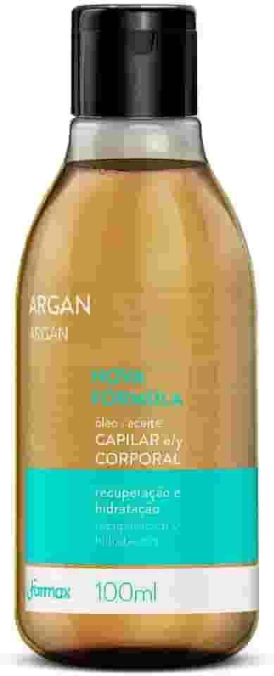 Óleo Capilar e Corporal 100Ml Argan, Farmax