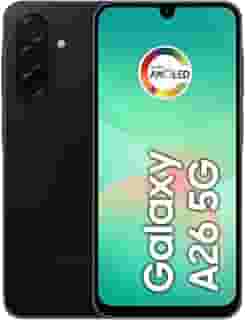 Samsung Celular Galaxy A26 5G 256GB, 8GB RAM, Câmera de 50MP, IP67, Tela Super AMOLED 6.7', NFC (Preto)