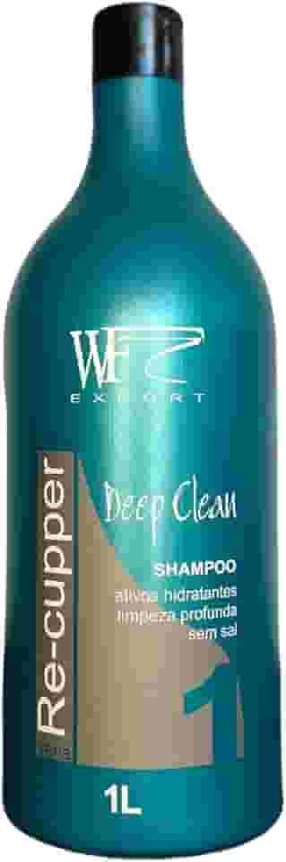 Shampoo para Cabelos com Caspa Pontas Secas Oleosos Mistos Crescimento Capilar WF RE-CUPPER 1L