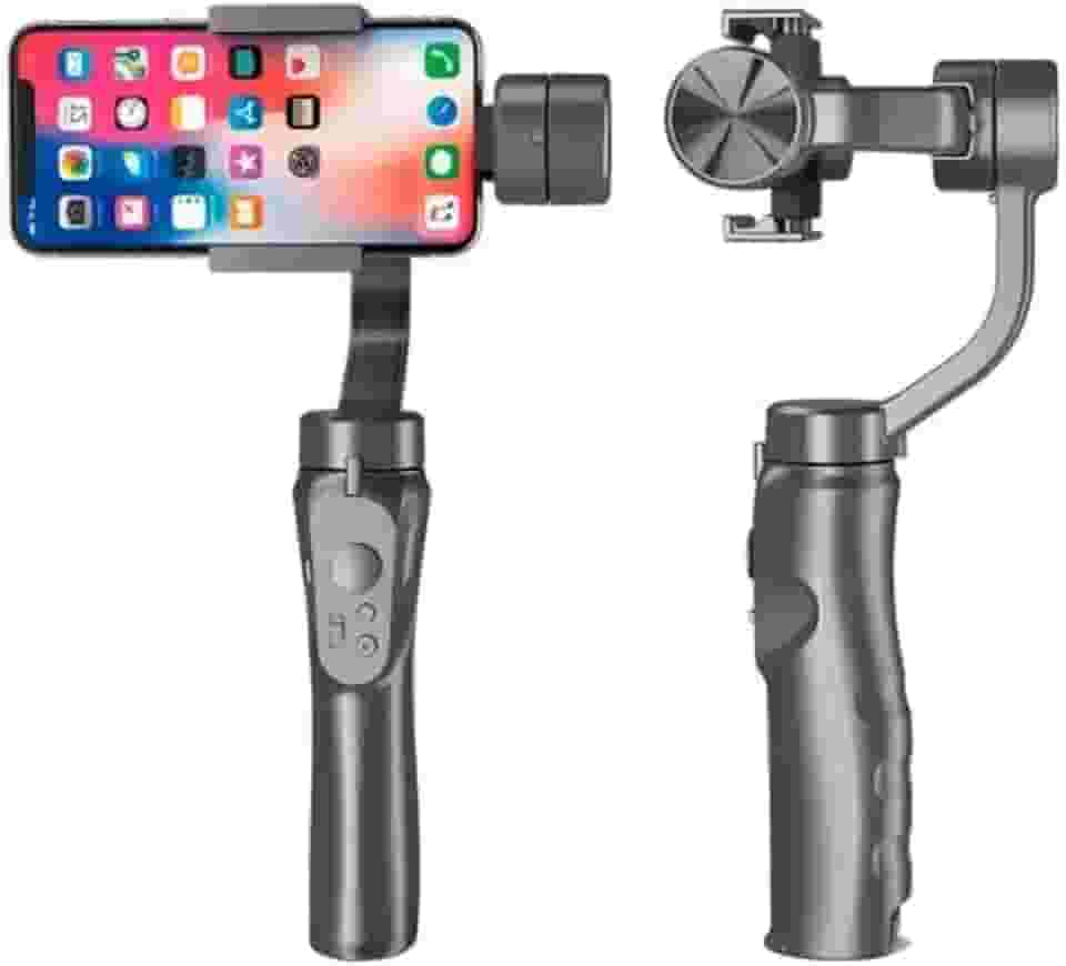 Suporte Estabilizador De Imagem Gimbal H4 Para Celular Câmera Smartphone 3 Eixos Profissional 360 Graus