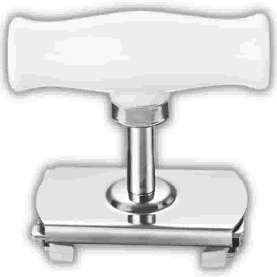 Abridor de Frascos e Potes Ajustável em Aço Inox – Compacto, Seguro e Fácil de Usar para Garrafas, Compotas e Conservas
