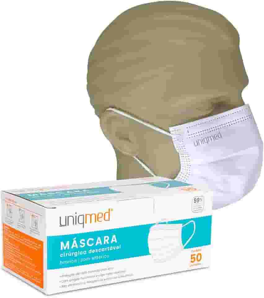 Mascara Descartavel 50 unidades Uniqmed