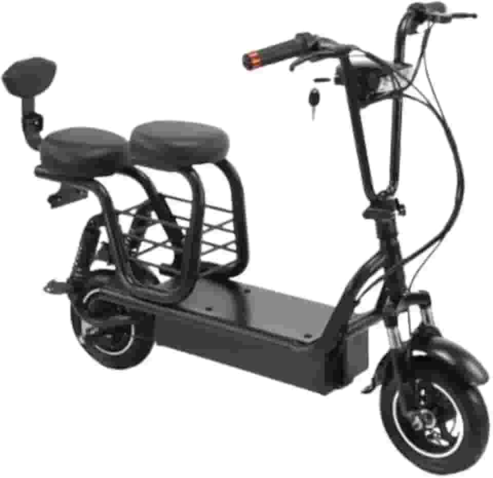 Bicicleta Trotinete Eletrica H01 Shark Blue 2 ou 3 lugares 350w