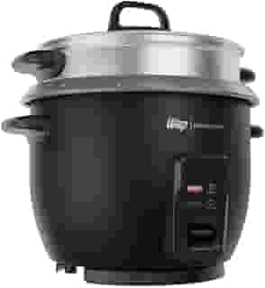 WAP Panela de Arroz Elétrica WRC1000 2 em 1, Suporte para Cozimento de Legumes à Vapor e Desligamento Automático 127V