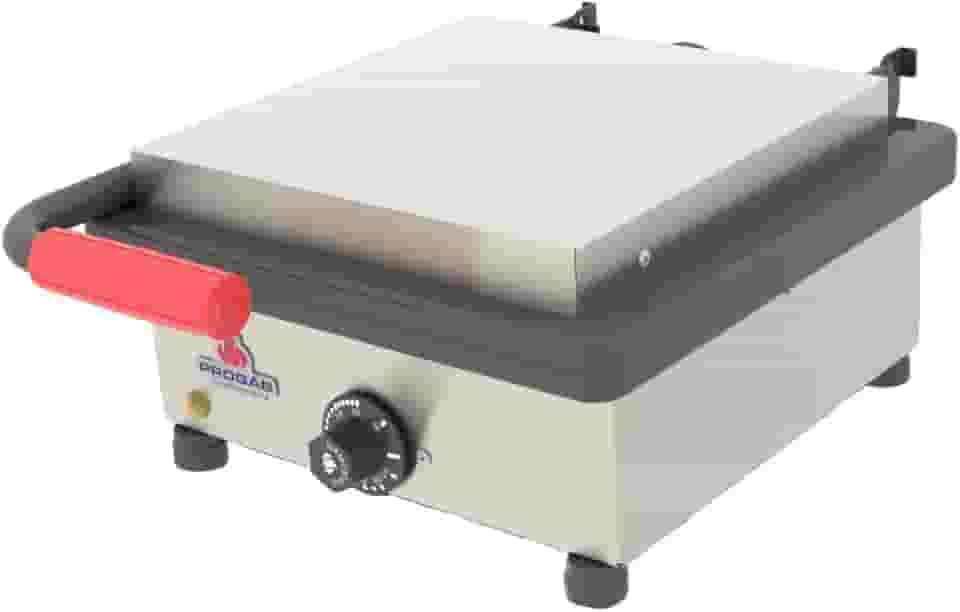 Progás, P30176, Sanduicheira Eletrica Grill Para Lanches Prensa Hot Dog Progas 127 Volts, cor Inox, Aço