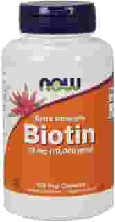 Biotina 10000mcg (120 Vcaps) Now Foods