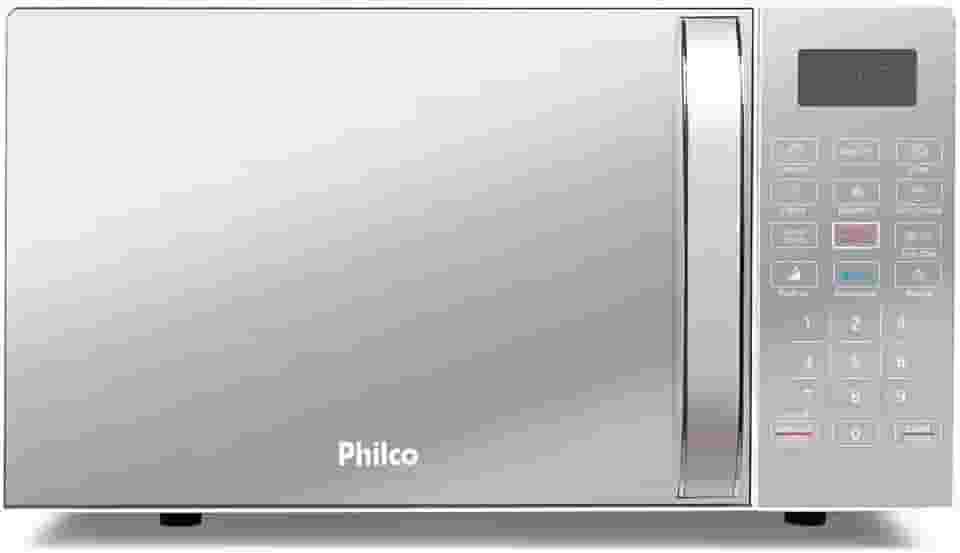 Micro-ondas Philco 20L, 1100W, Branco Espelhado 220V