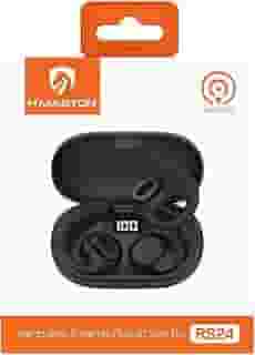 Fone de Ouvido Bluetooth Para Corridas, 96 Horas para Reprodução, Design Esportivo com Display de Led, Gancho De suporte Que Não Cai, Com Microfone Embutido, Perfeito Para Treinos e Exercicíos