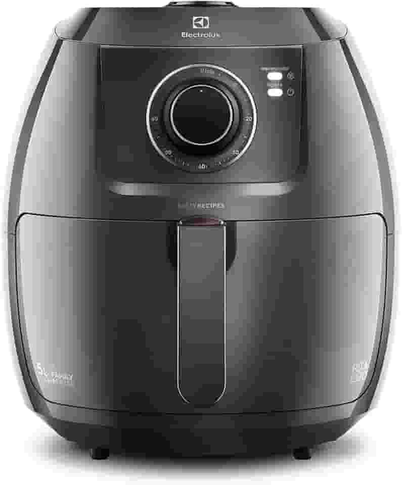 Fritadeira Elétrica sem oleo Grand Airfryer 5L mecanica Electrolux EAF50 grafite 1800W 127v