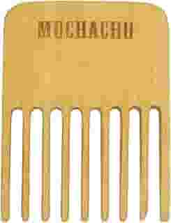 Pente de Madeira para Barba Modelo Garfo Muchacho - Controle o Frizz e Modele Sua Barba com Estilo