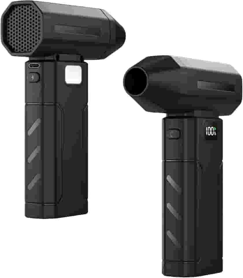 Mini Soprador Elétrico Portátil Turbo 130000 RPM Sem Fio Recarregável Potente Com 3 Velocidades Multiuso Para Limpeza De Eletrônicos, Infláveis, Uso Doméstico