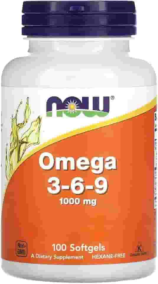 NOW Foods Ômega 3-6-9 1.000mg 100 Cáps Softgels Importado