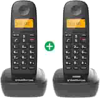 Kit Telefone Sem Fio Digital com Ramal Adicional TS 2512 Preto Intelbras