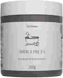 Argila Preta - Possui Ação Detox e Revitalizante| Indicado Para Todos Tipos De Pele 300g - Via Aroma