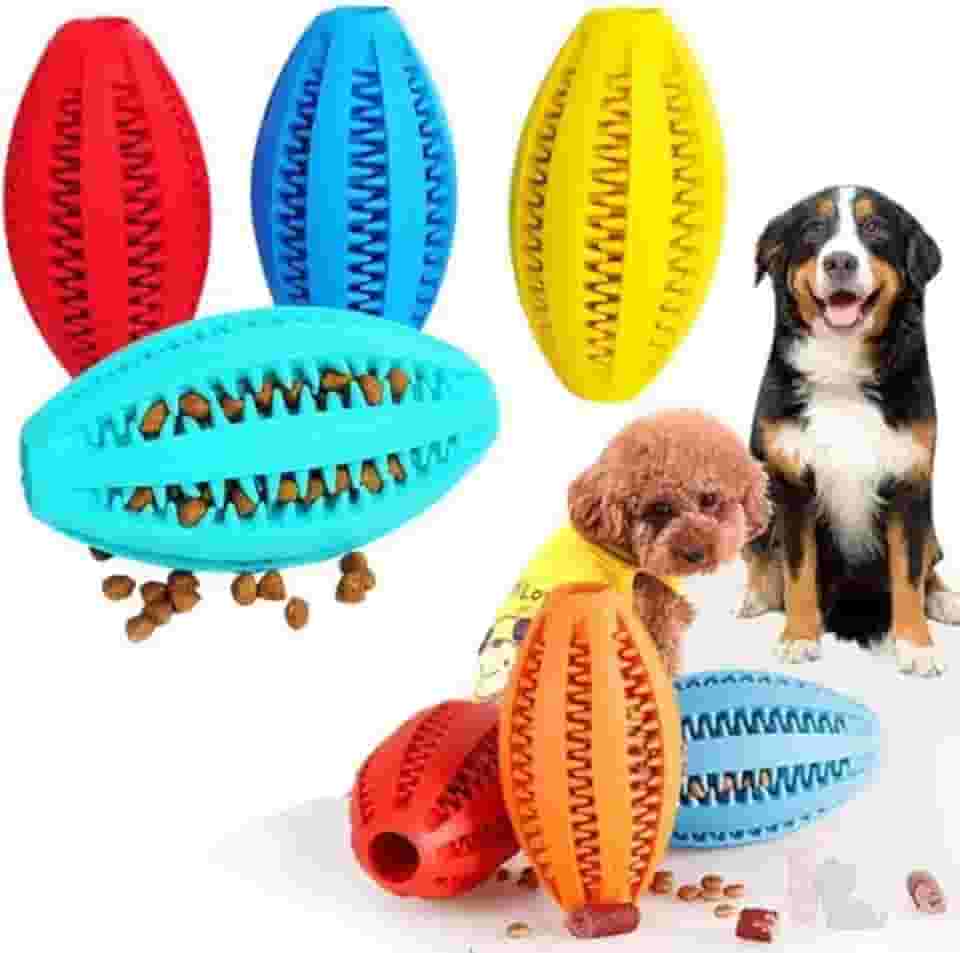 Brinquedo Interativo Porta Petisco Cães Médio E Grande Porte - Bola Oval Grande (Verde)