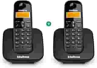 Telefone sem Fio e com Ramal Adicional TS 3112 Preto Intelbras