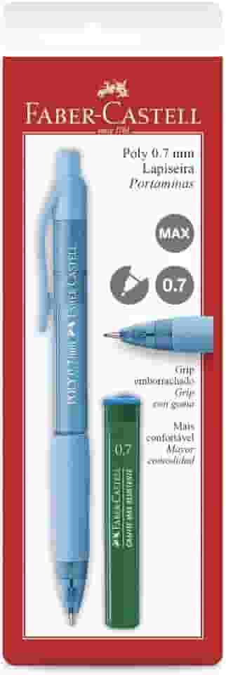 Lapiseira Poly 0.7mm Mix, Faber-Castell, SM/07POLYM, Multicor