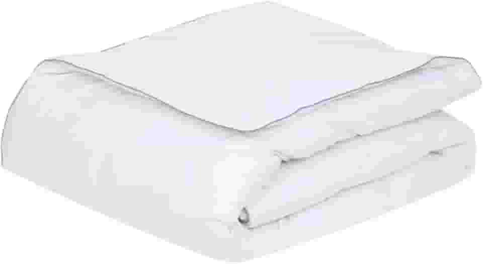 Plumasul Edredom 85% Penas 15% Plumas de Ganso Cor Branco Solteiro 160X220cm