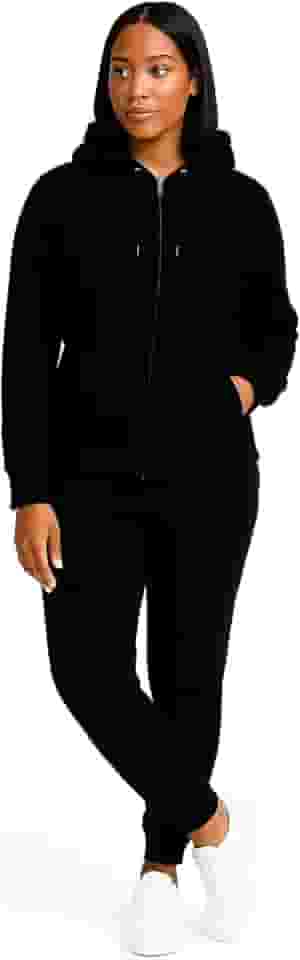 Conjunto Moletom Feminino com Capuz e Zíper Confortável e Estiloso