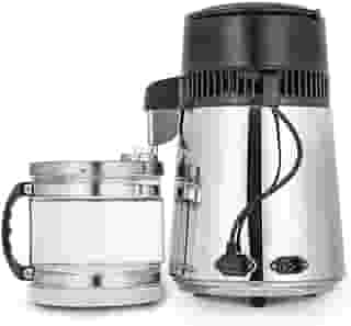 750W 4L Máquina De Destilação Purificadora De água De,purificador,Com Garrafa De Conexão,Capacidade De Produção De água: 1l/H,para destilar água pura,Capacidade De Produção De água: 1l/H