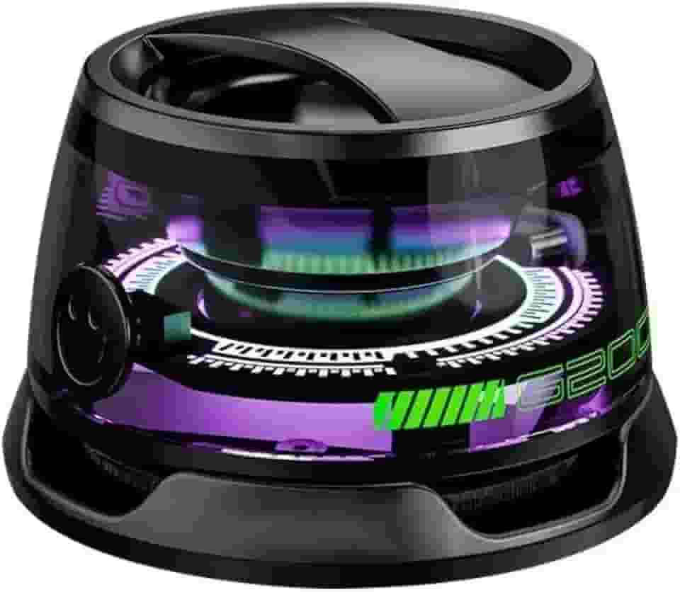 Caixa de Som Portátil Magnética G200 RGB – Bluetooth 5.0, Som Envolvente 3W, Bateria 450mAh, Ideal para PC, Celular, Gamer