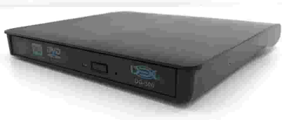 Gravador E Leitor Dvd/cd Externo Slim Usb 3.0 Portátil (Preto)
