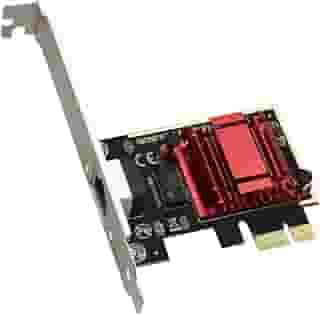 Placa de Rede Gigabit Para PC Computador Gamer PCI Express Internet Rápida 10/100/100/2500Mbps Chipset RTL8125B I Adaptador de rede gigabit 2500 Mbps I Placa de rede 2500 Mbps RJ45 alta velocidade