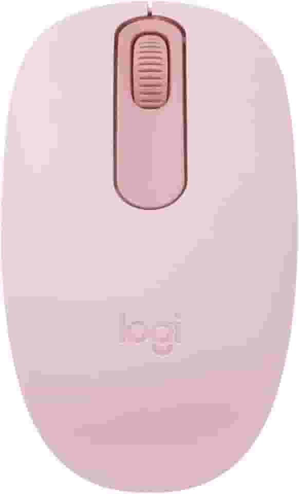 Mouse sem fio Logitech M196 com Conexão Bluetooth, Design Ambidestro Compacto, Rastreamento Preciso, Compatível com PC e Mac, Windows e macOS - Rosa